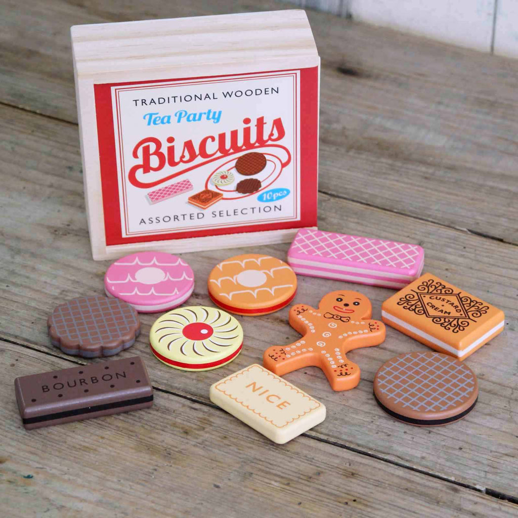 Traditional Wooden Toy - Tea Party Biscuits