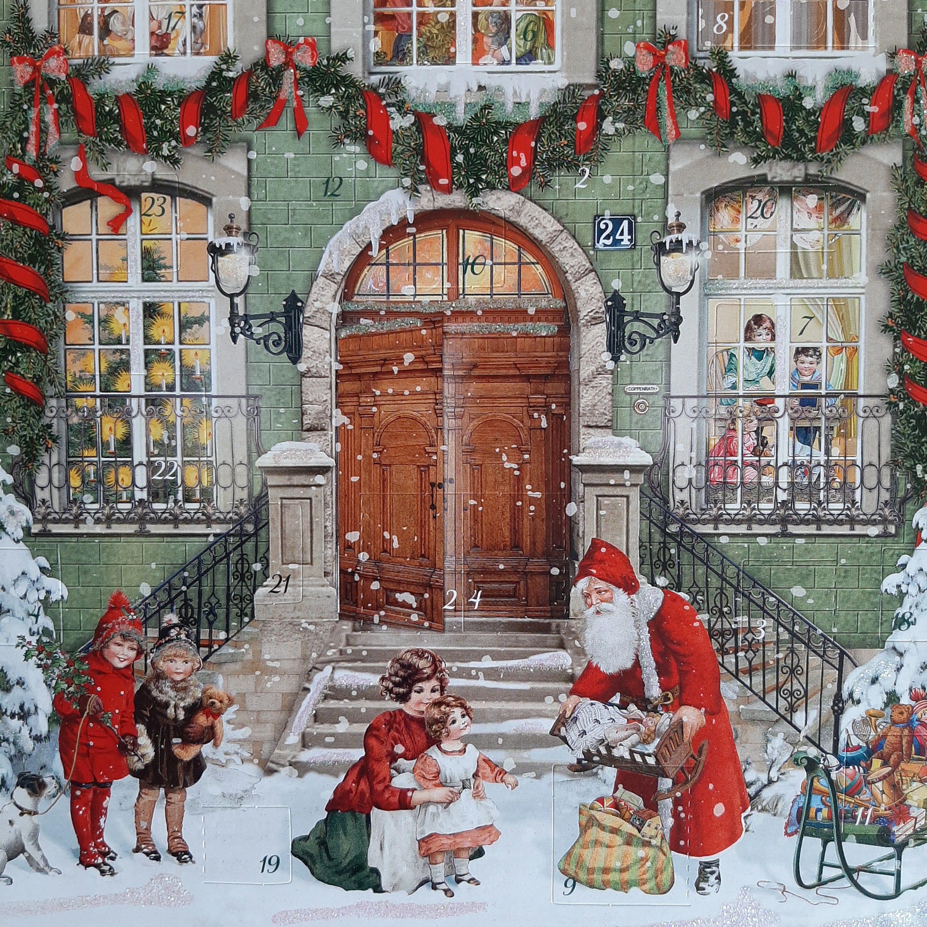 Traditional Advent Calendar detail