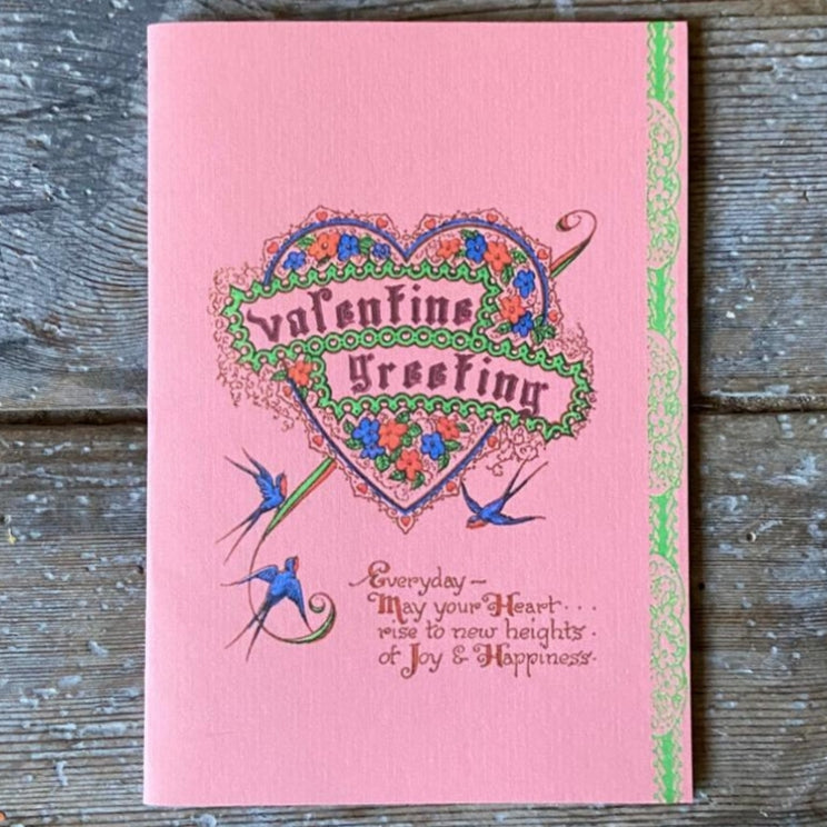 Vintage card - Valentine Heart