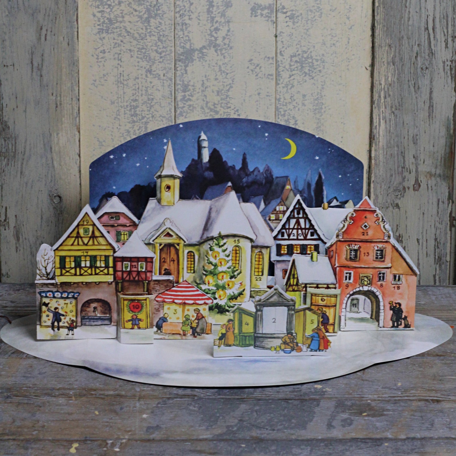 Traditional Advent Calendar - Pop Up - Homeware Store