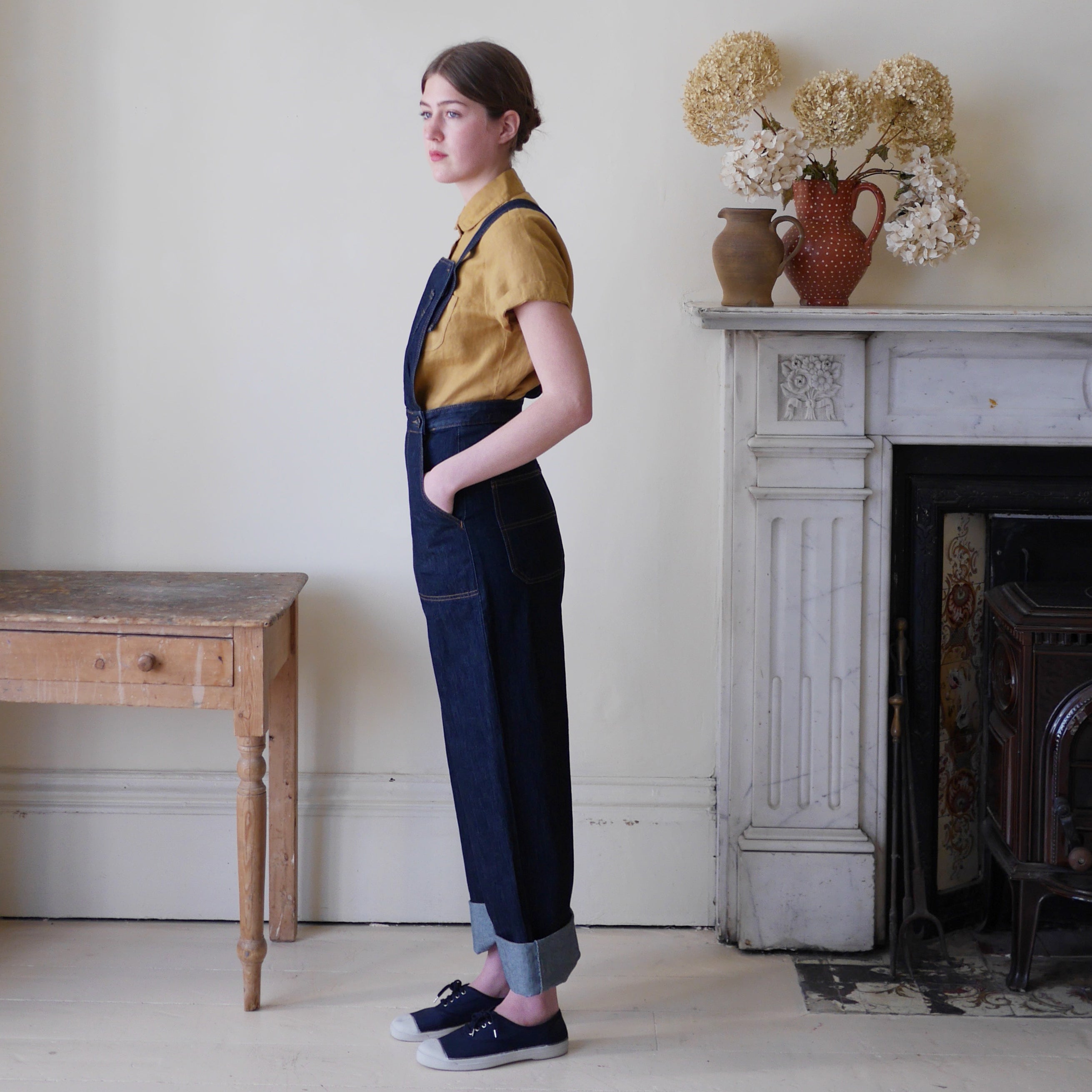 Freddies of Pinewood Vintage Dungarees - High waisted