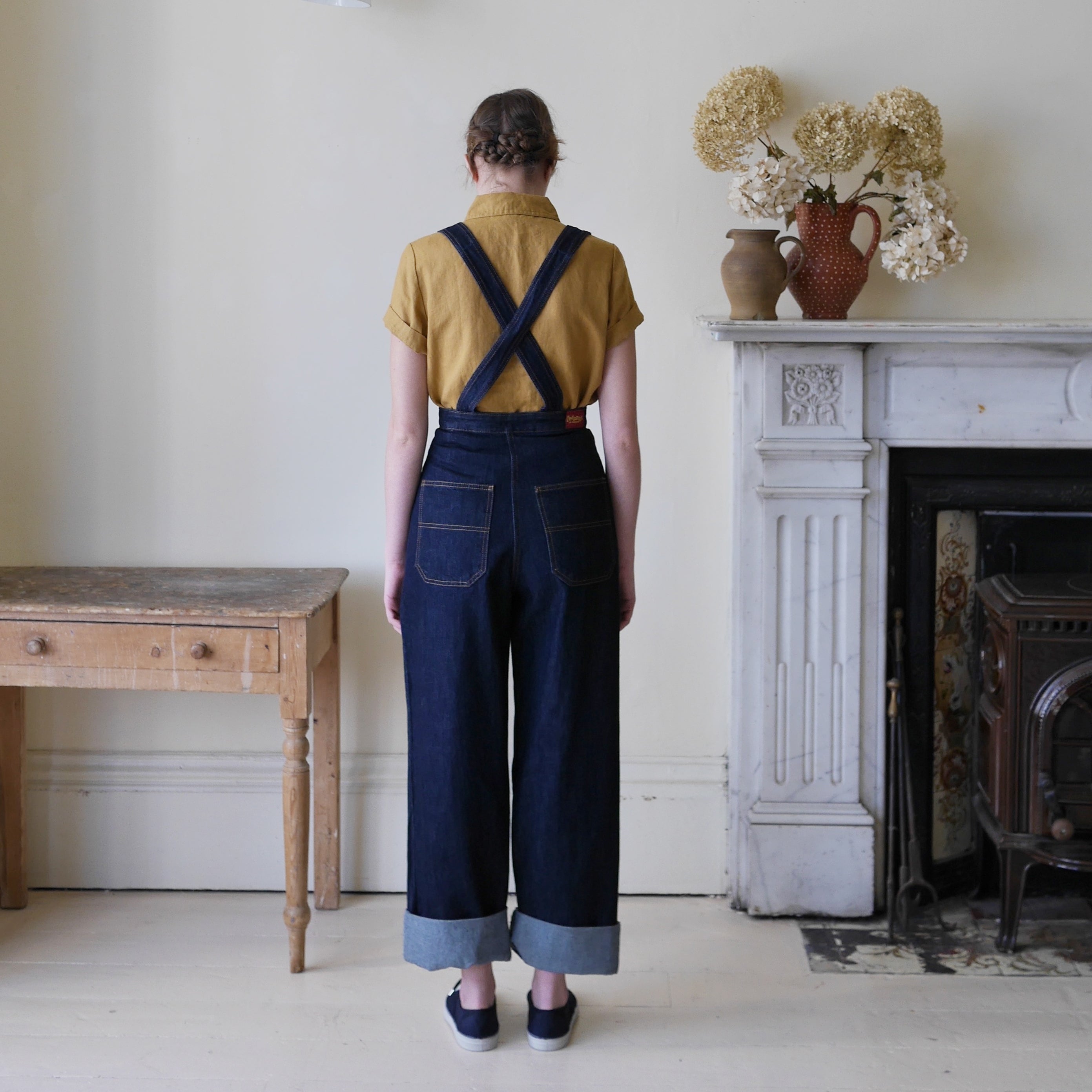 Freddies of Pinewood Vintage Dungarees - High waisted