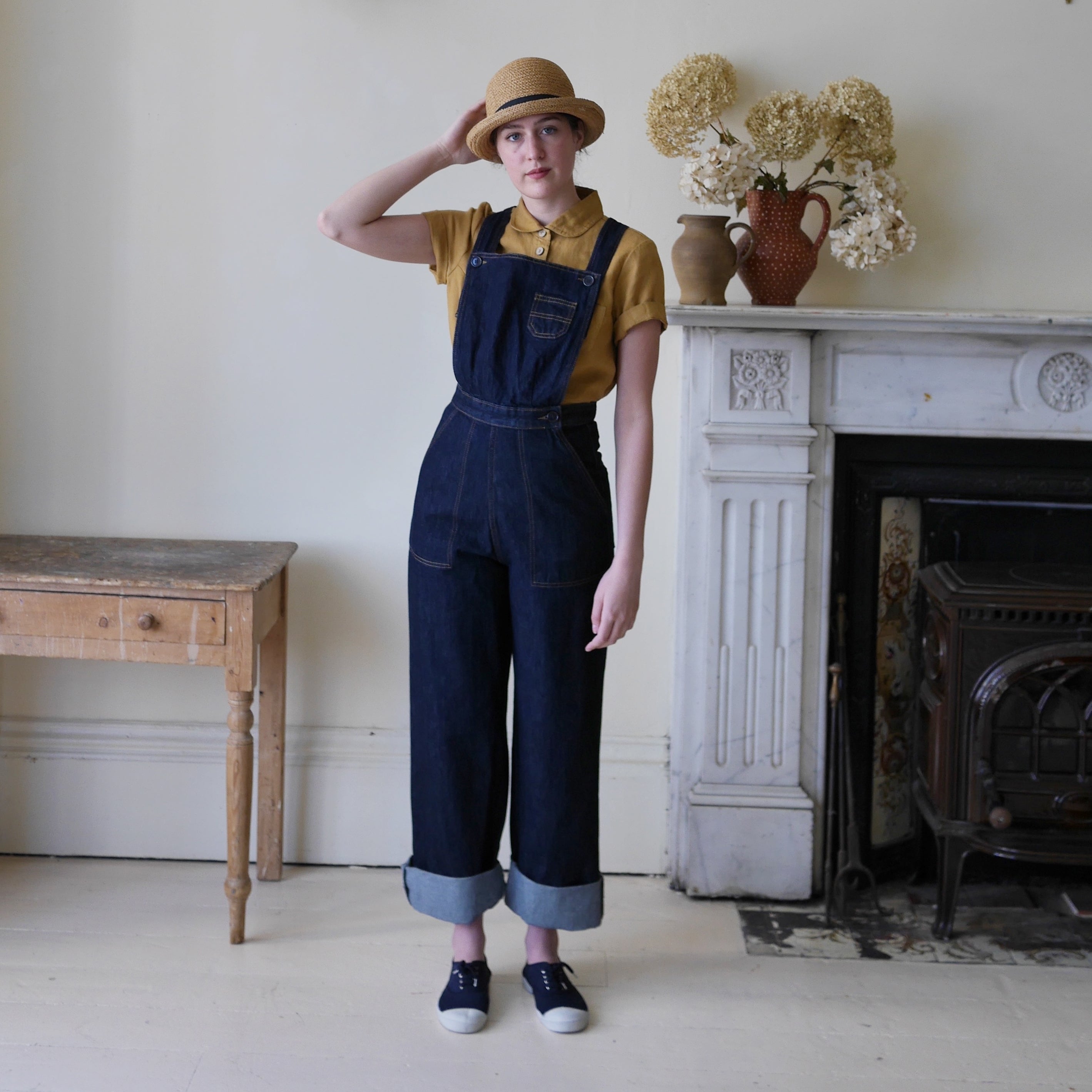 Freddies of Pinewood Vintage Dungarees - High waisted