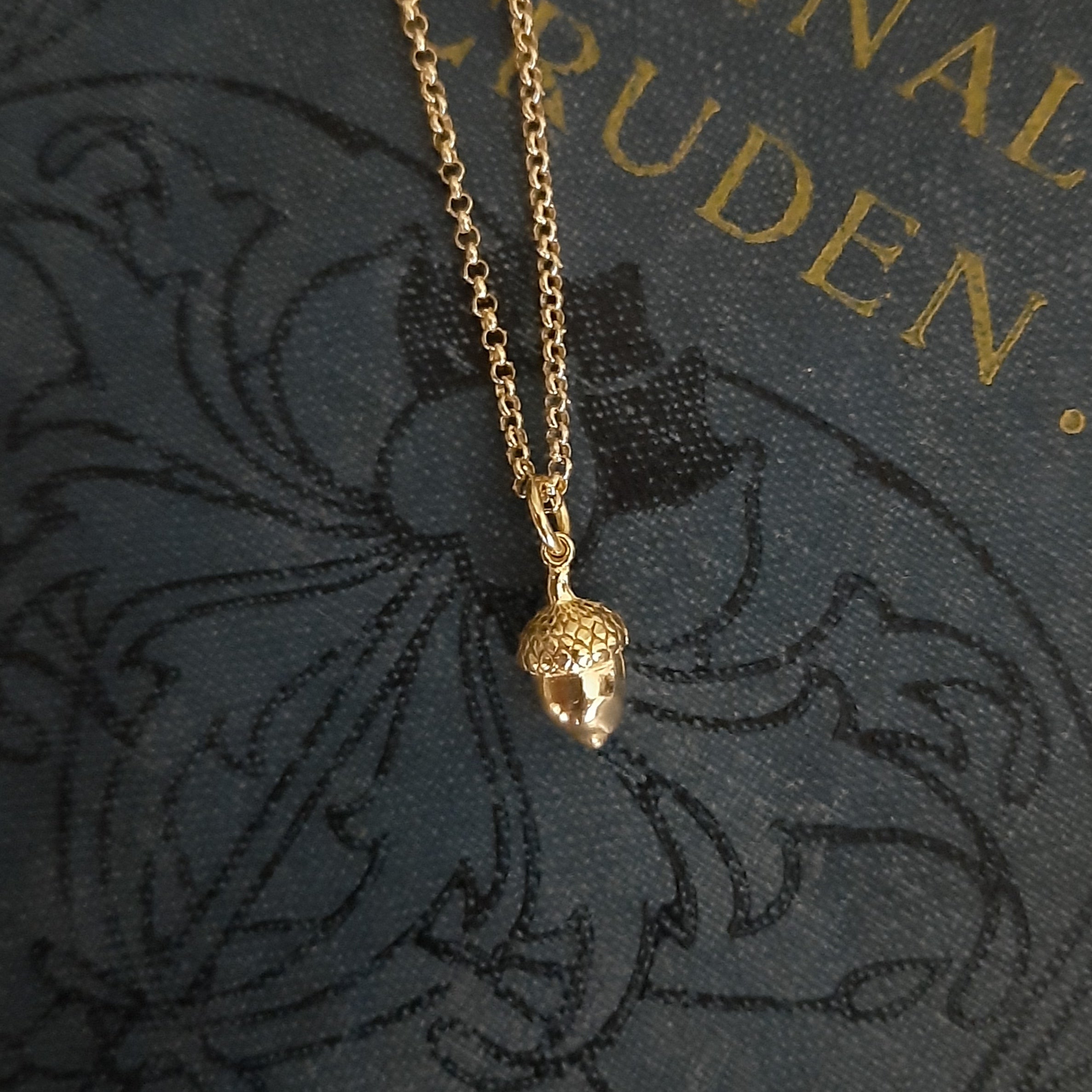 Acorn Gold Plated Pendant | Gifts for Her | Closet & Botts