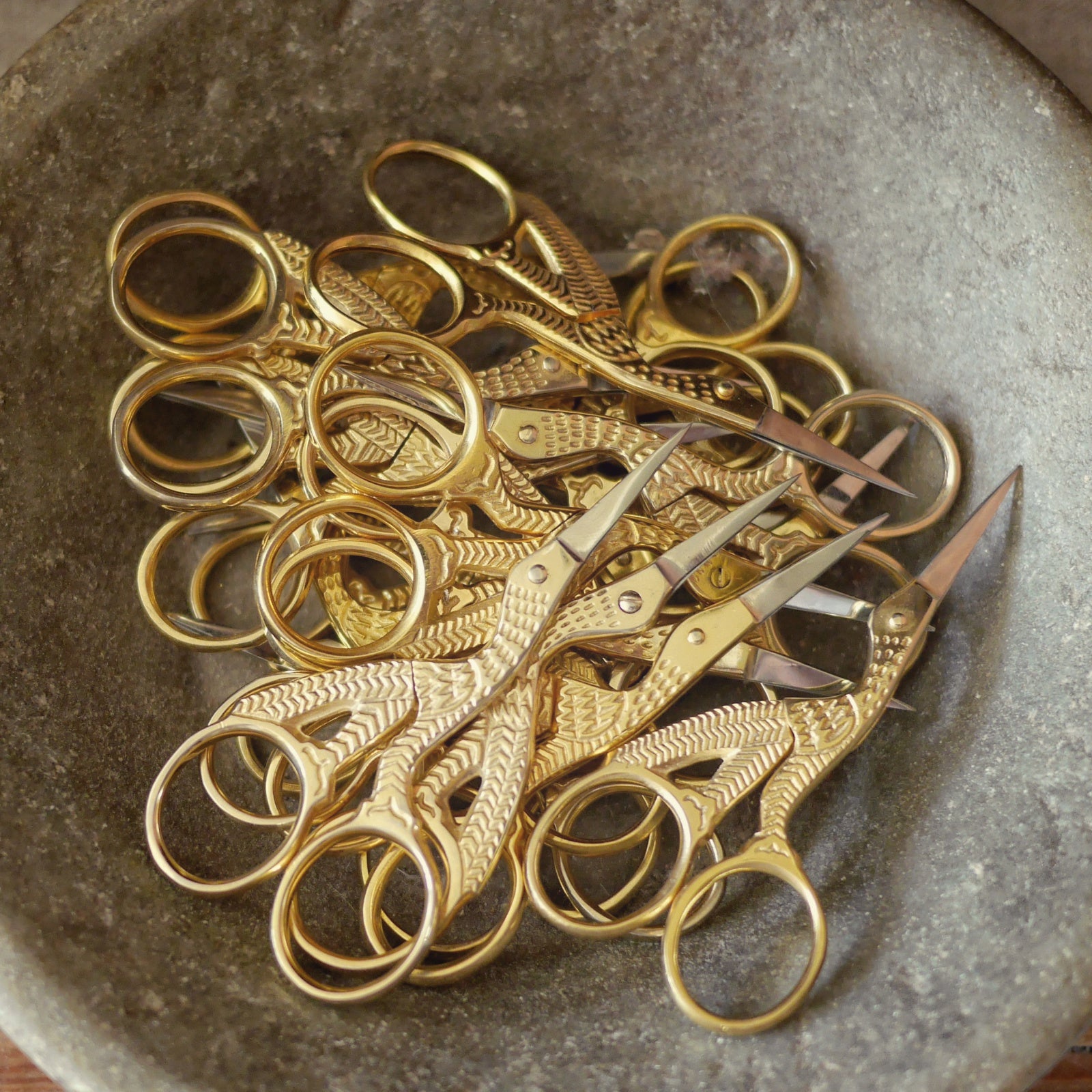 Gold Bird Scissors - Homeware Store