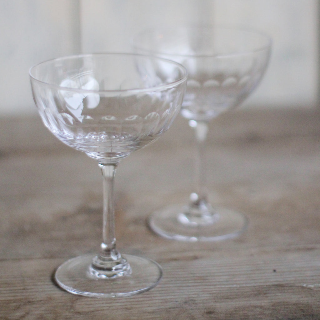Crystal Champagne Coupe - Lens - Homeware Store