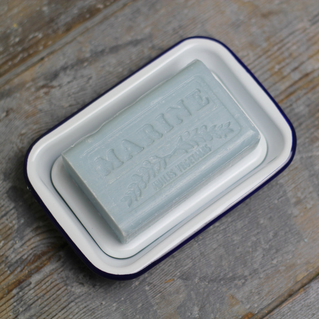 White enamel soap dish | Homeware Store 