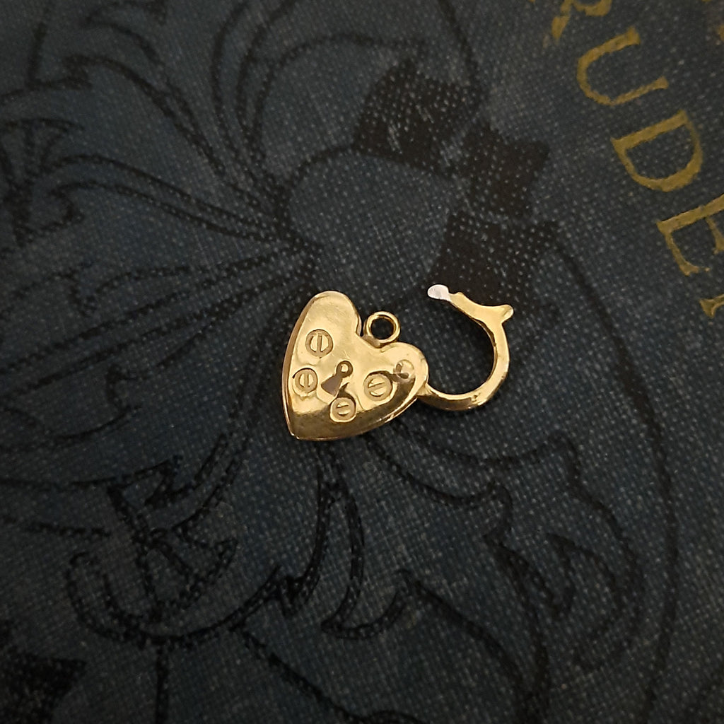 Heart Lock Gold Plated Pendant | Gifts for Her | Closet & Botts