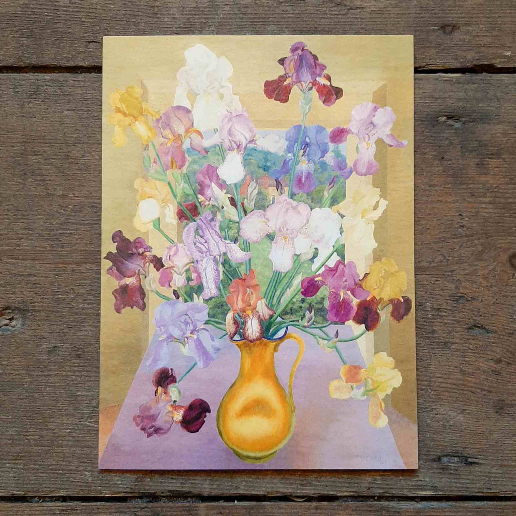 Iris Seedlings Greeting Card