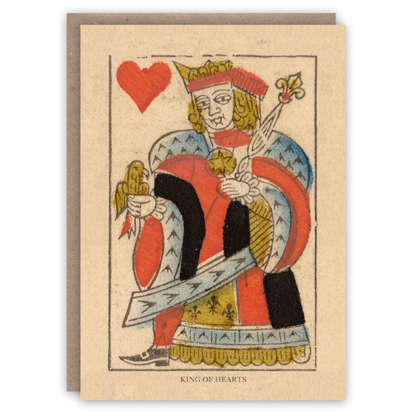 King of Hearts Greeting Card