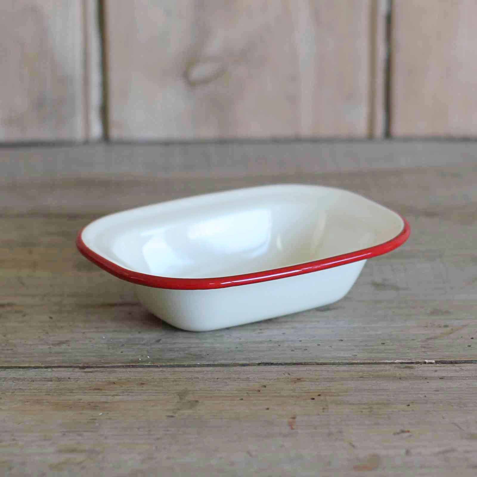 Small Enamel Pie Dish