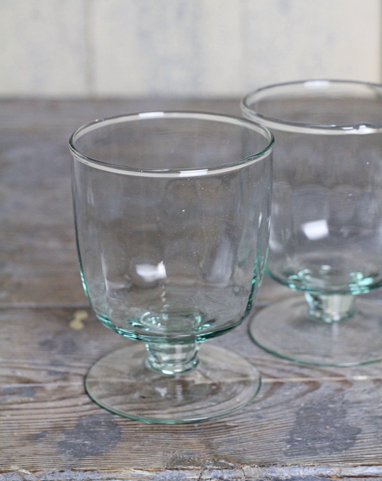 recycled wine glasses