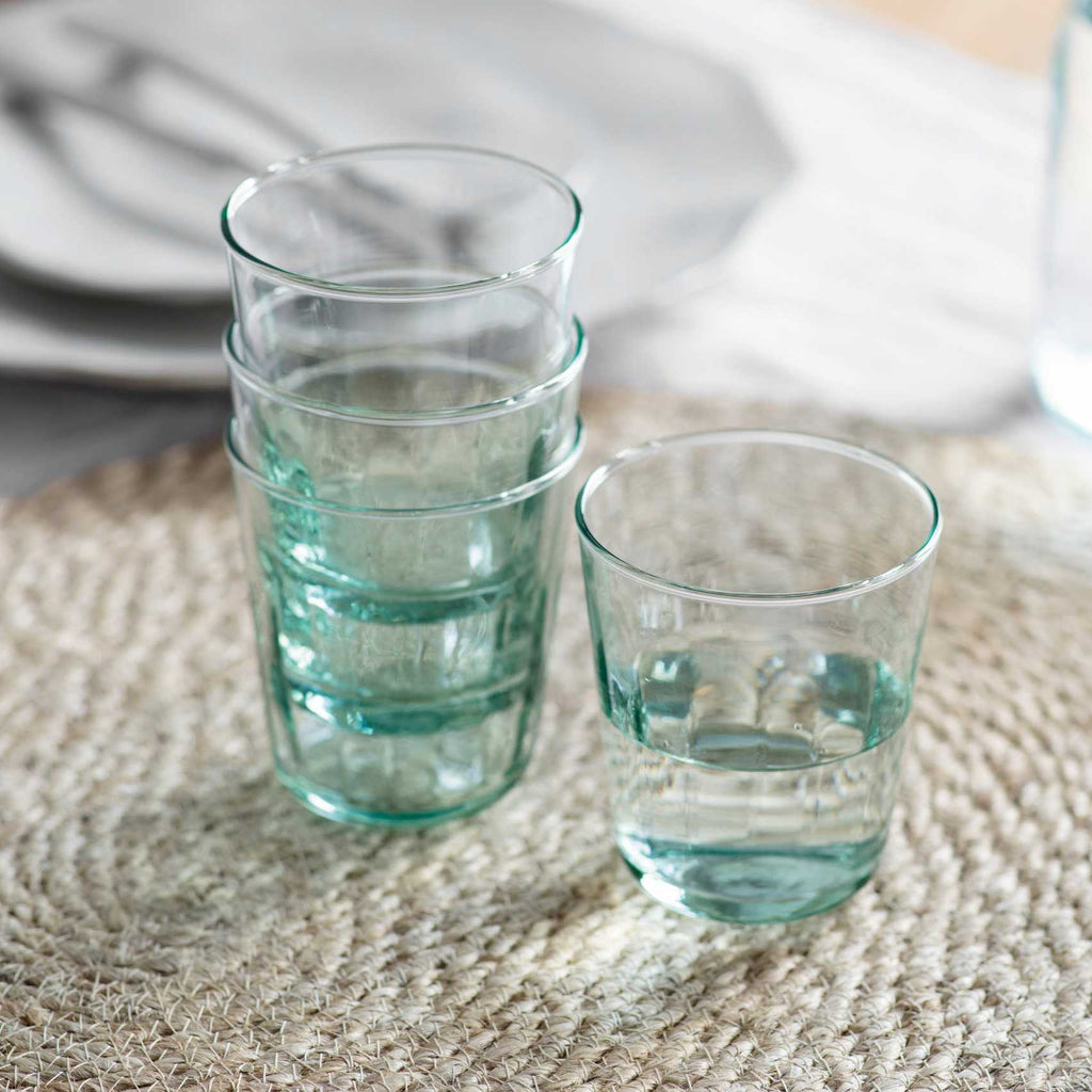 vintage glassware tumblers for water