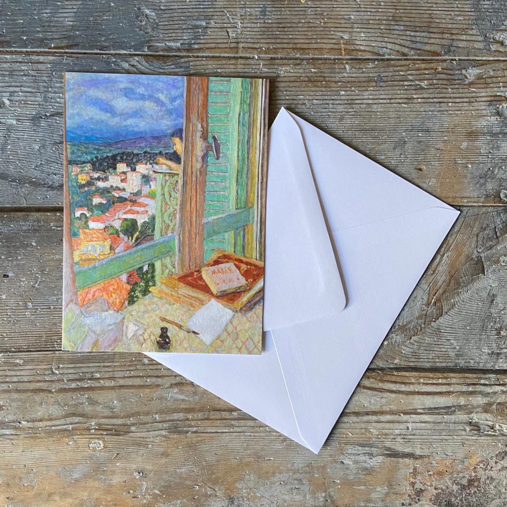Vintage card 'The Window' with envelope