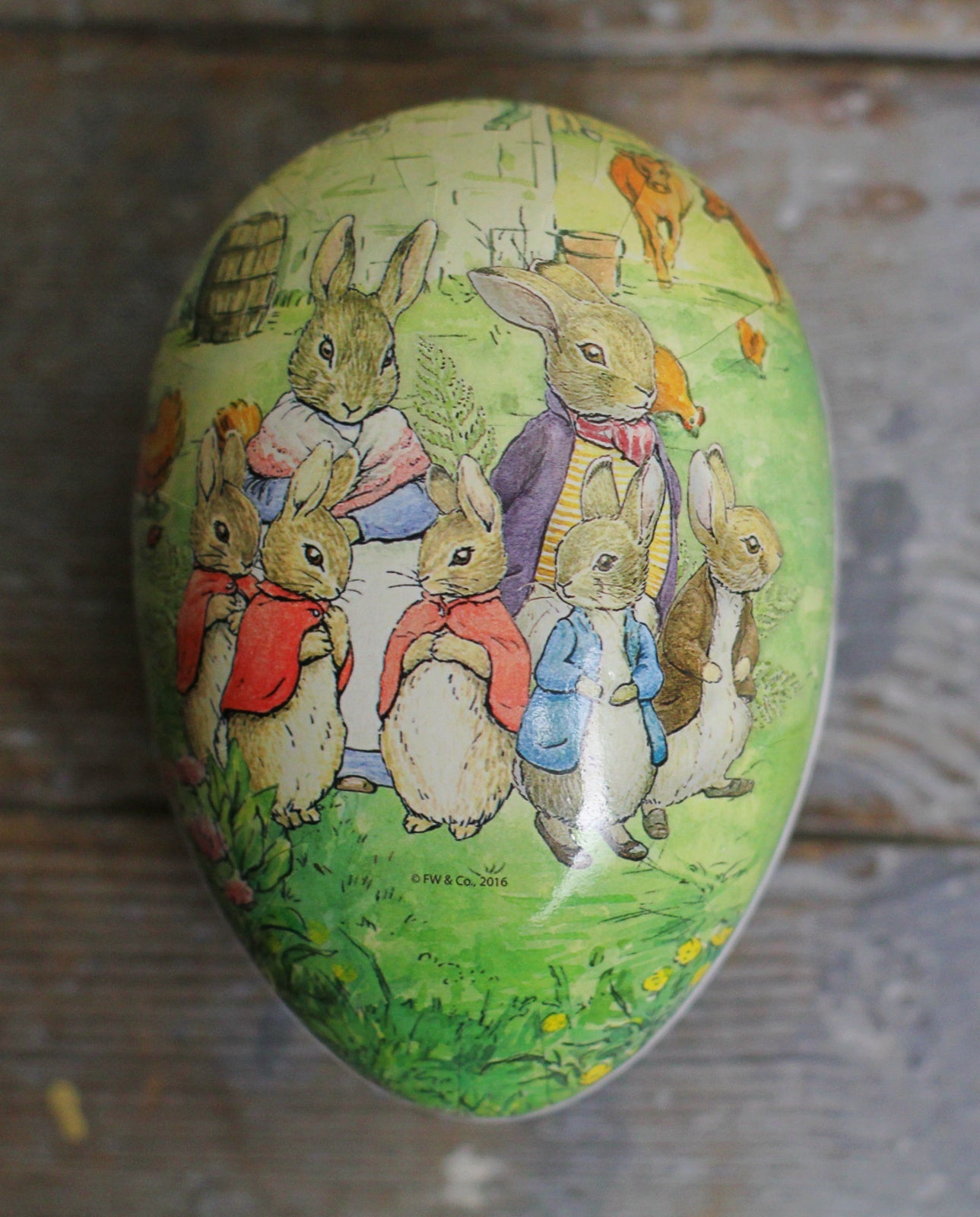 Beatrix Potter Fillable Easter Egg - Homeware Store