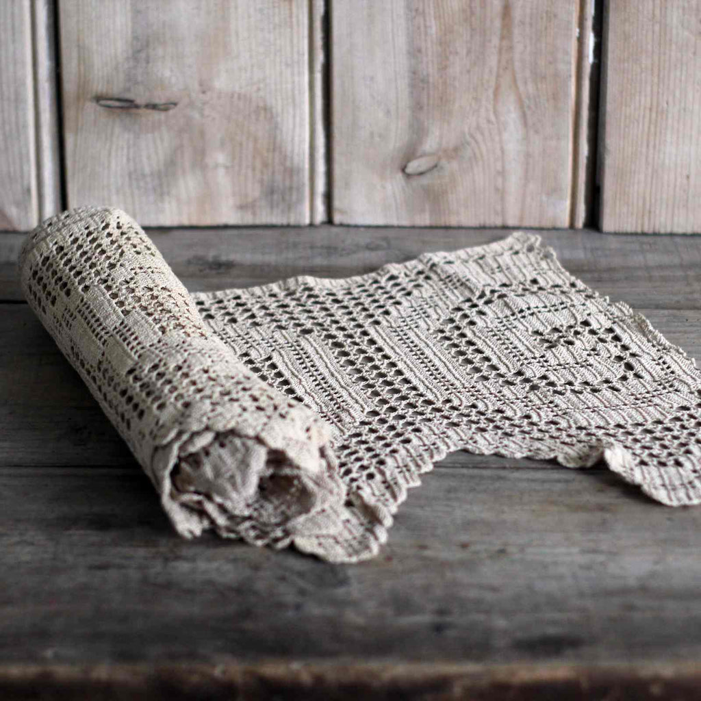 Vintage Crocheted Cotton Edging