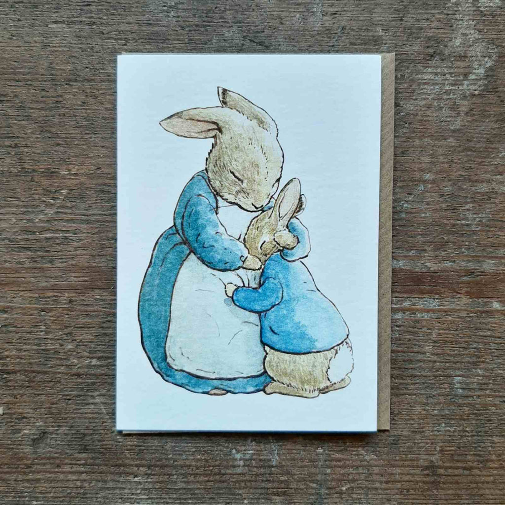 Miniature Beatrix Potter Greeting card