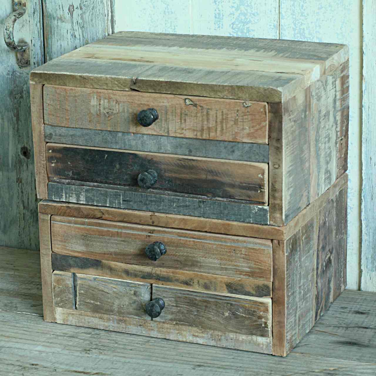 wooden drawers