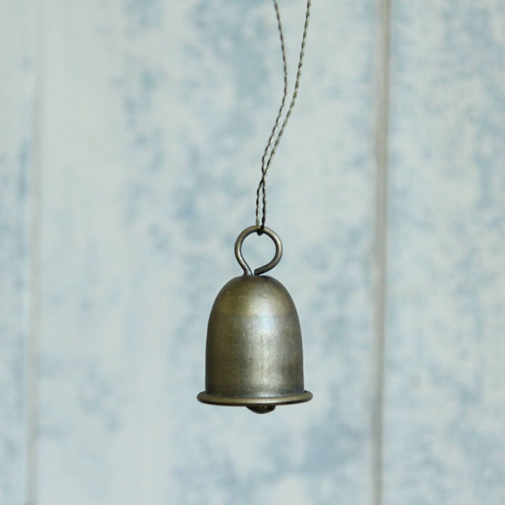 Antique gold bell hanging decoration