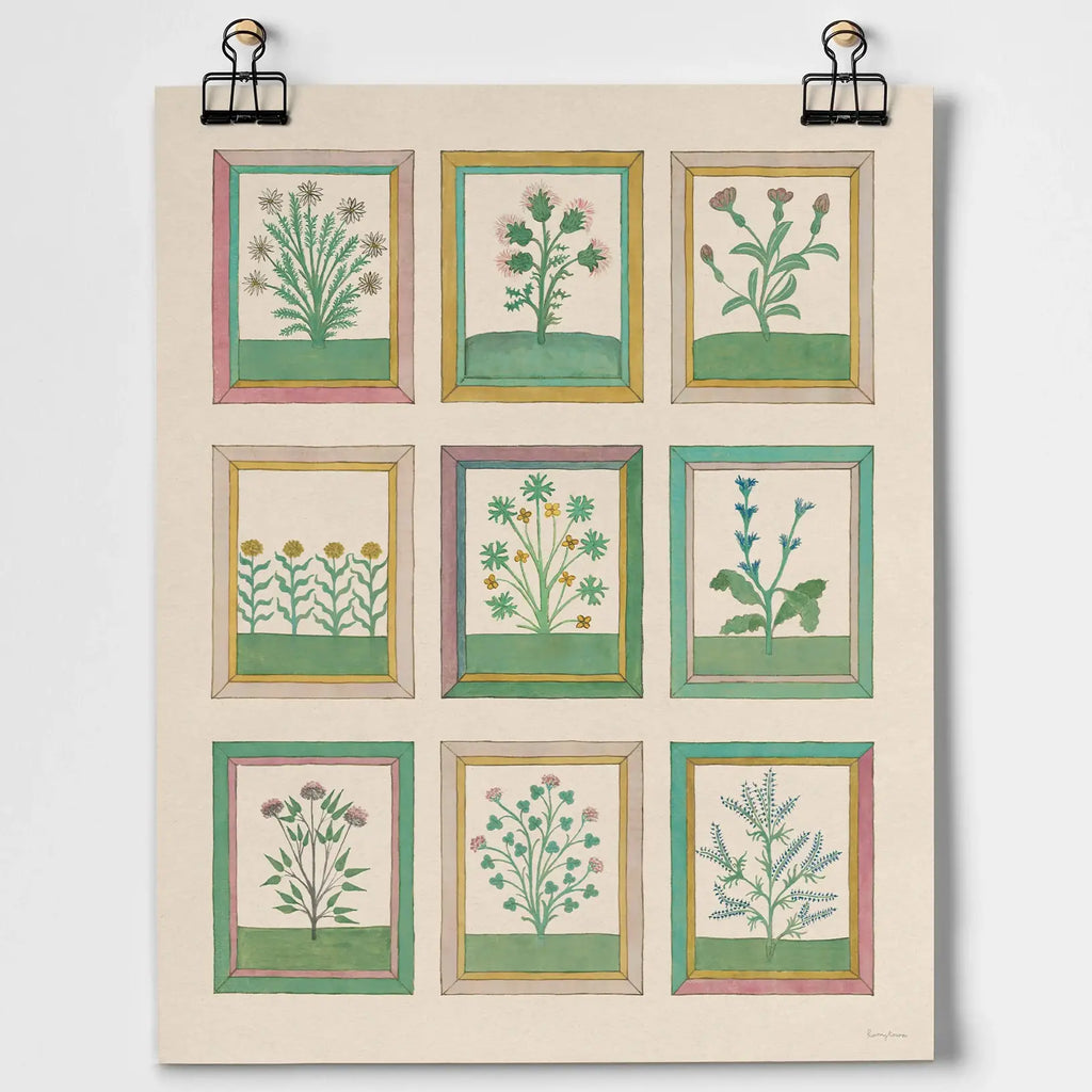 15th Century Herbs Fine Art Print