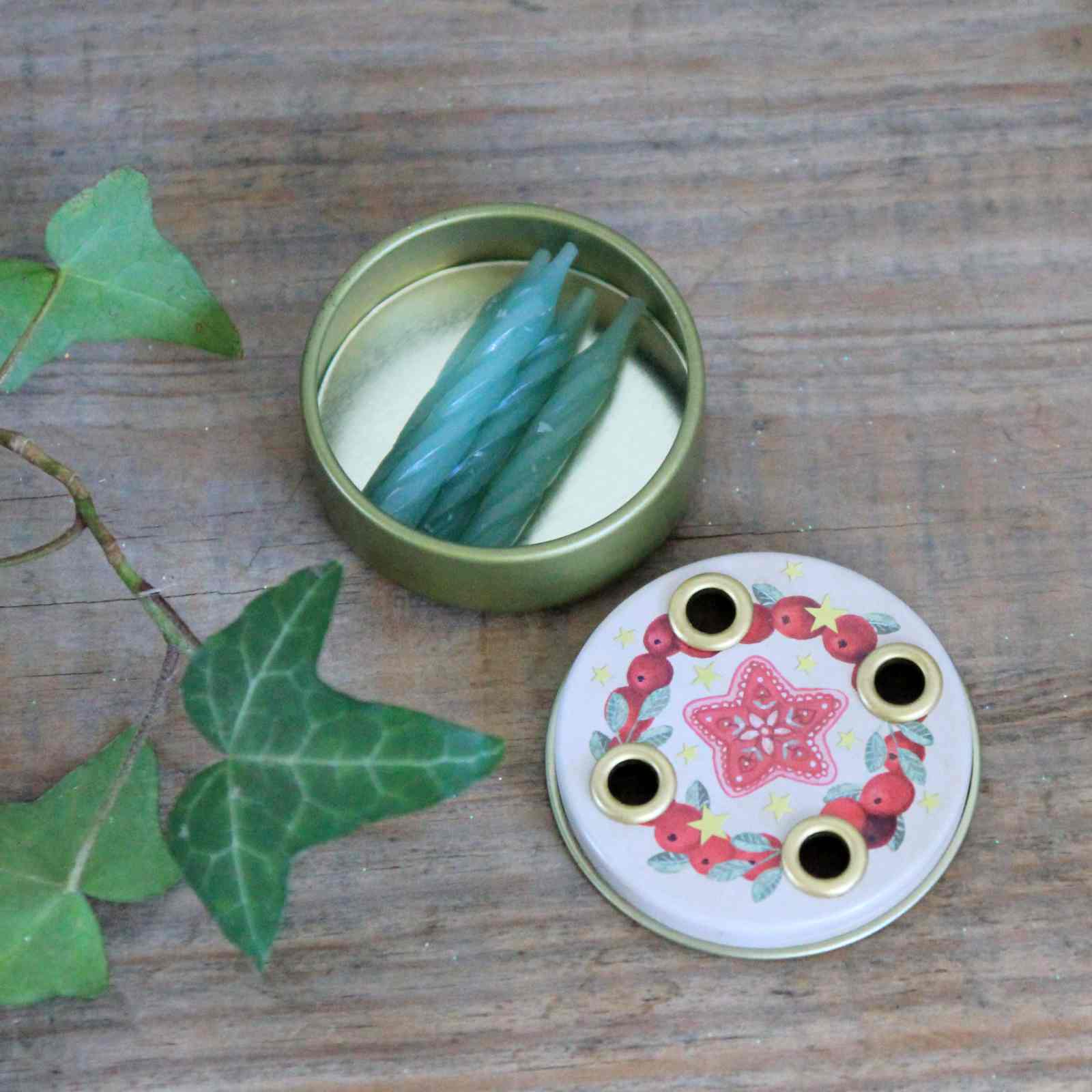 Miniature Advent Tin