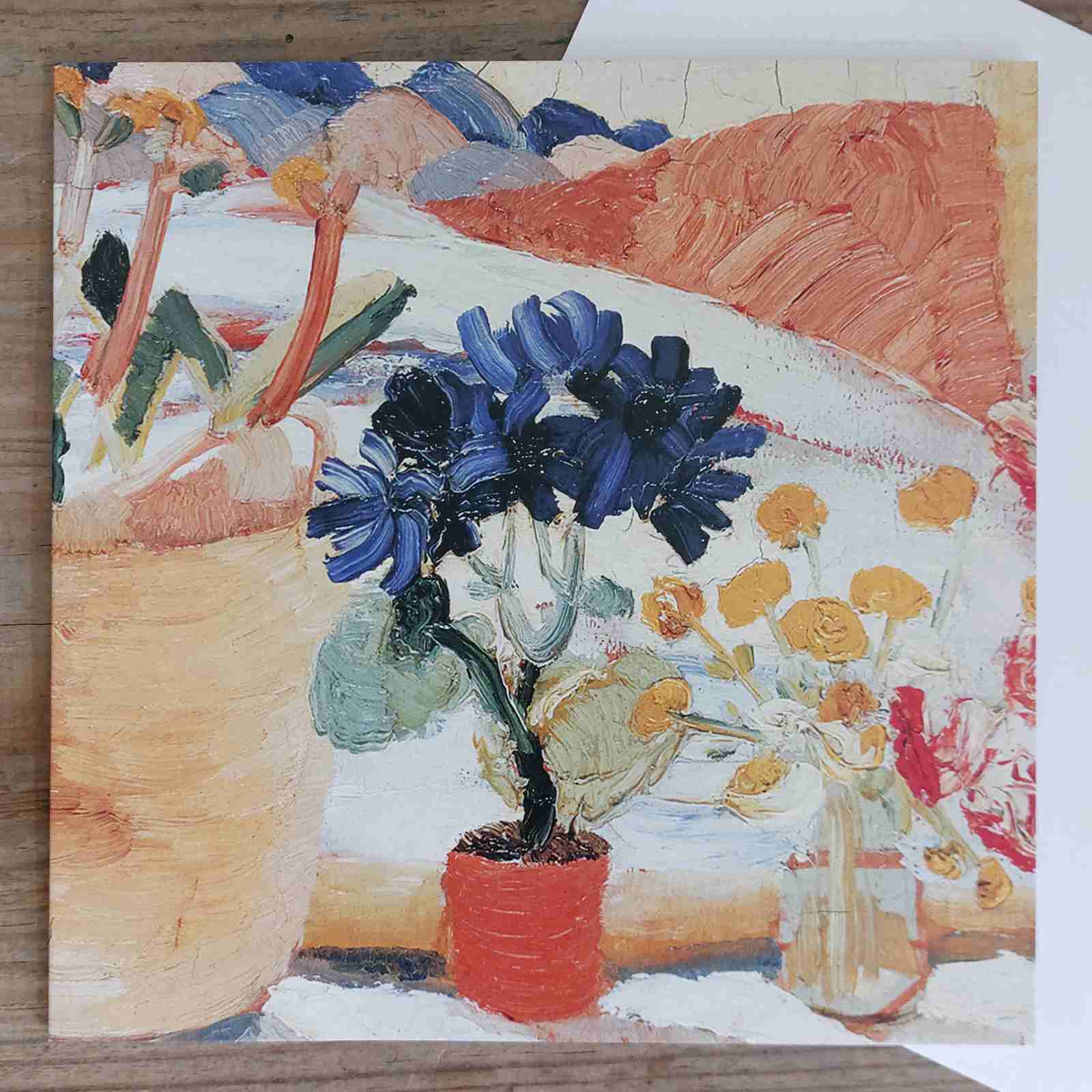 A Detail from Window Sill, Lugano - Greeting Card by Winnifred Nicholson, 1923