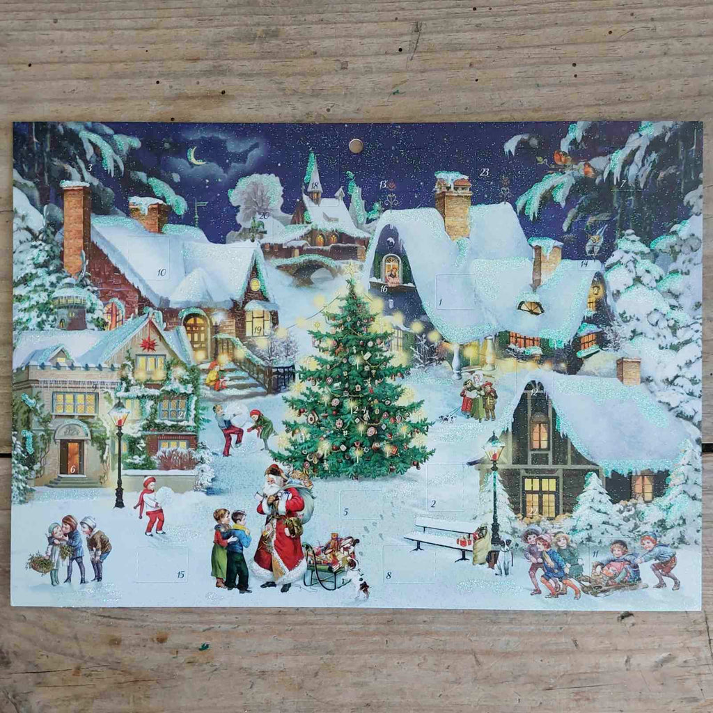 Traditional Advent Calendar - Village on the Hill