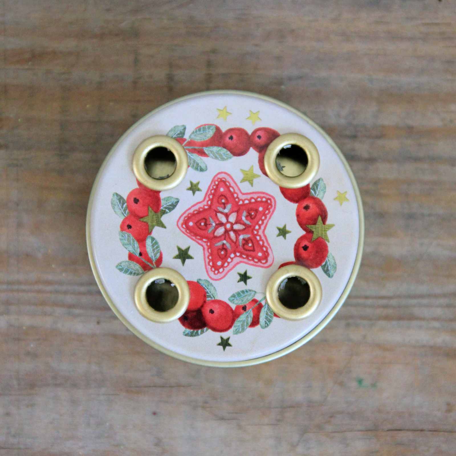 Miniature Advent Tin