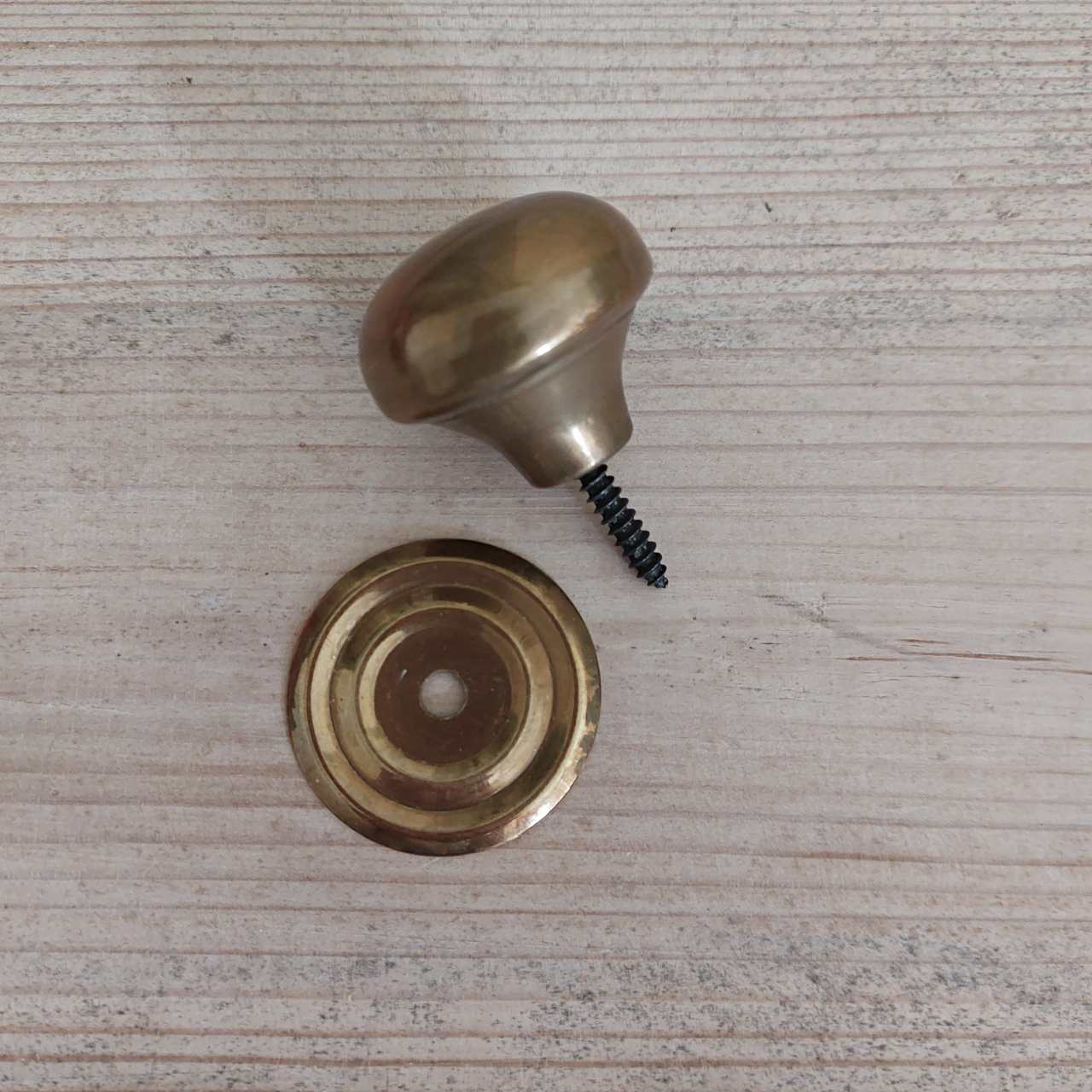 Antique Brass Knob
