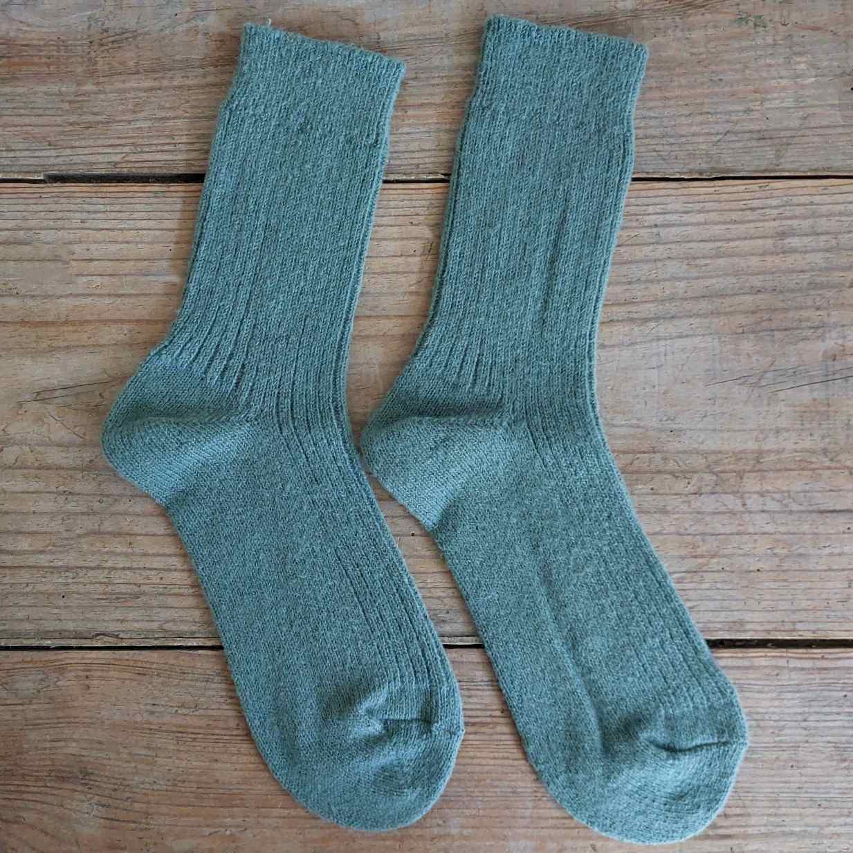 Women's Alpaca Socks - Sage Green