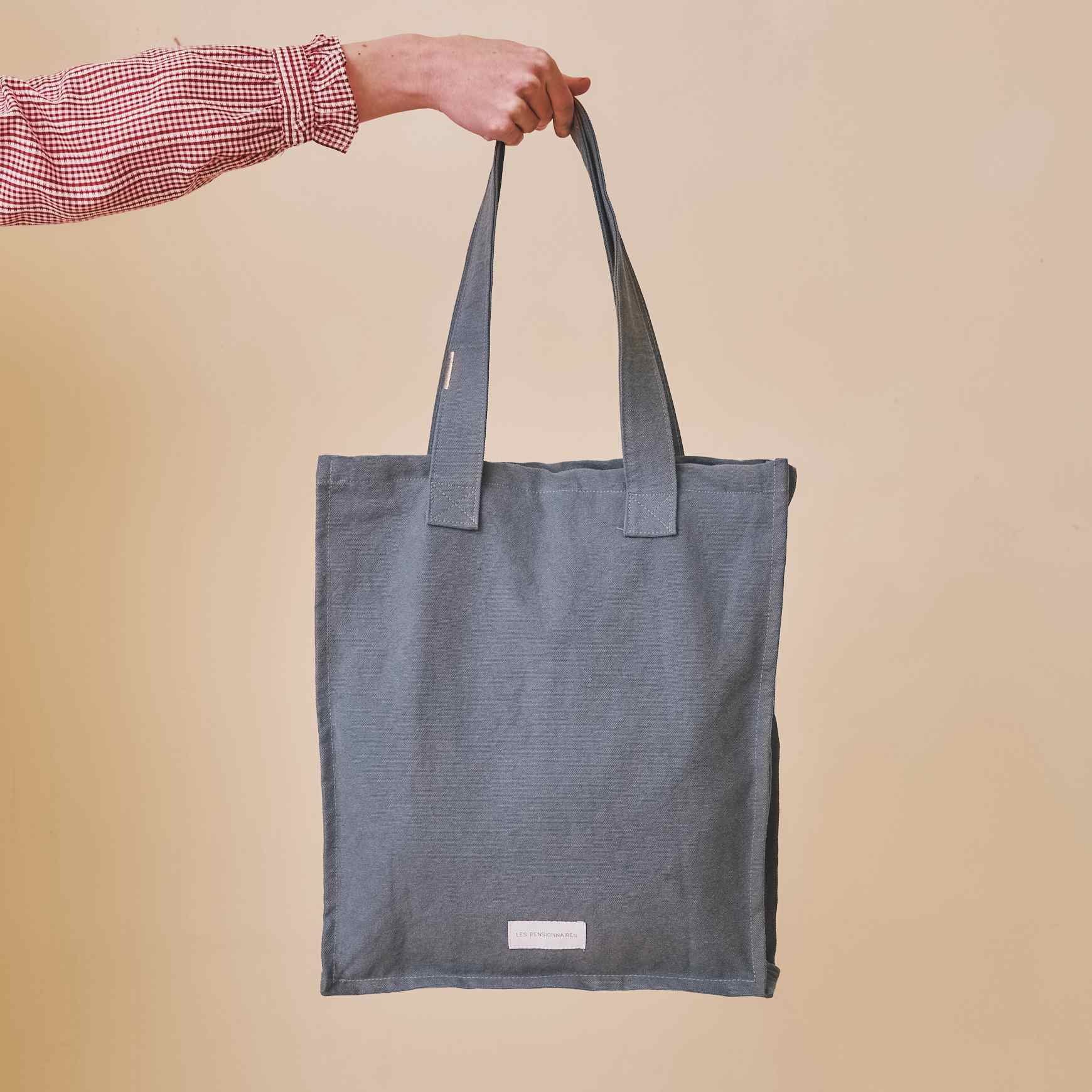Canvas Tote Bag - Horizon Blue, by Les Pensionnaires