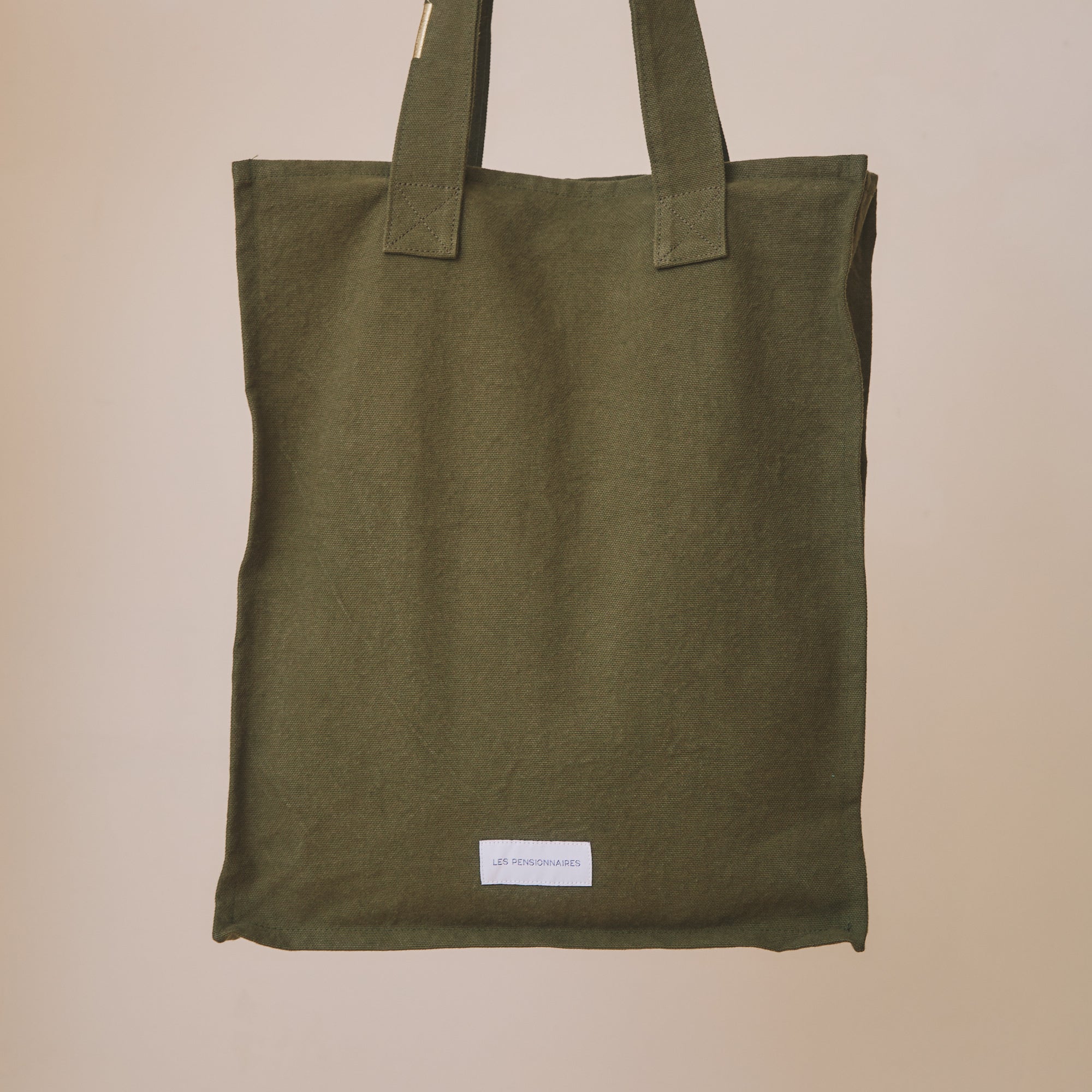 Canvas Tote Bag - Caper Green, by Les Pensionnaires