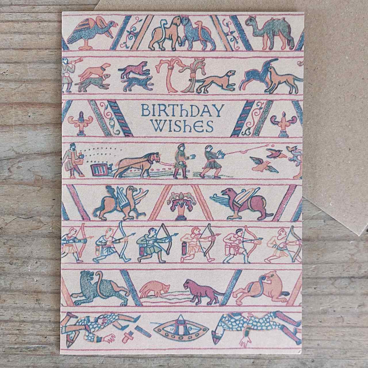 Bayeaux Tapestry Birthday Card
