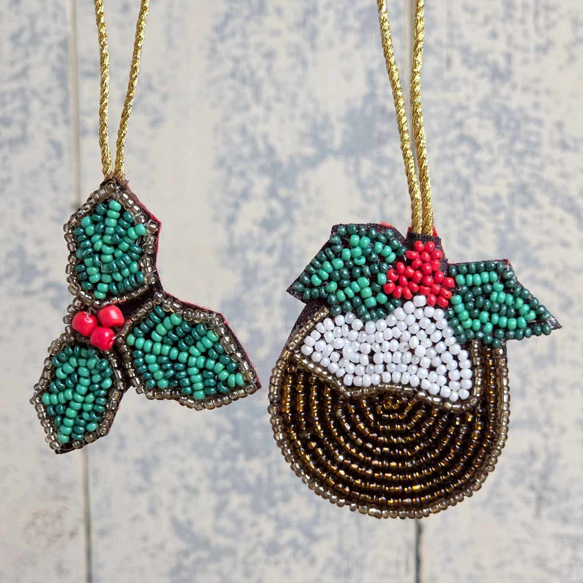 Beaded Christmas Decoration