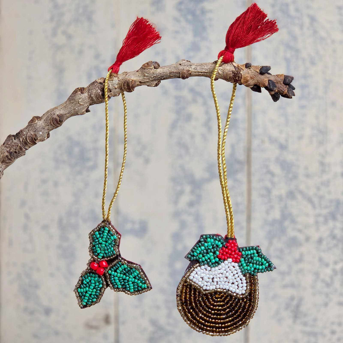 Beaded Christmas Decoration 