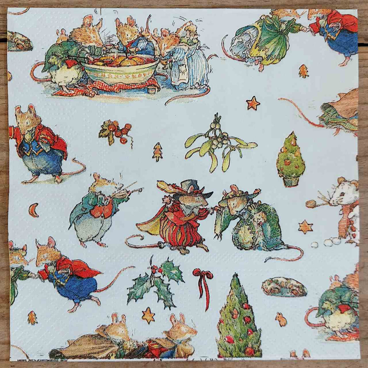 Brambly Hedge Paper Napkins - Christmas