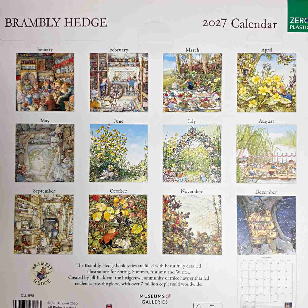 Brambly Hedge Calendar 2027
