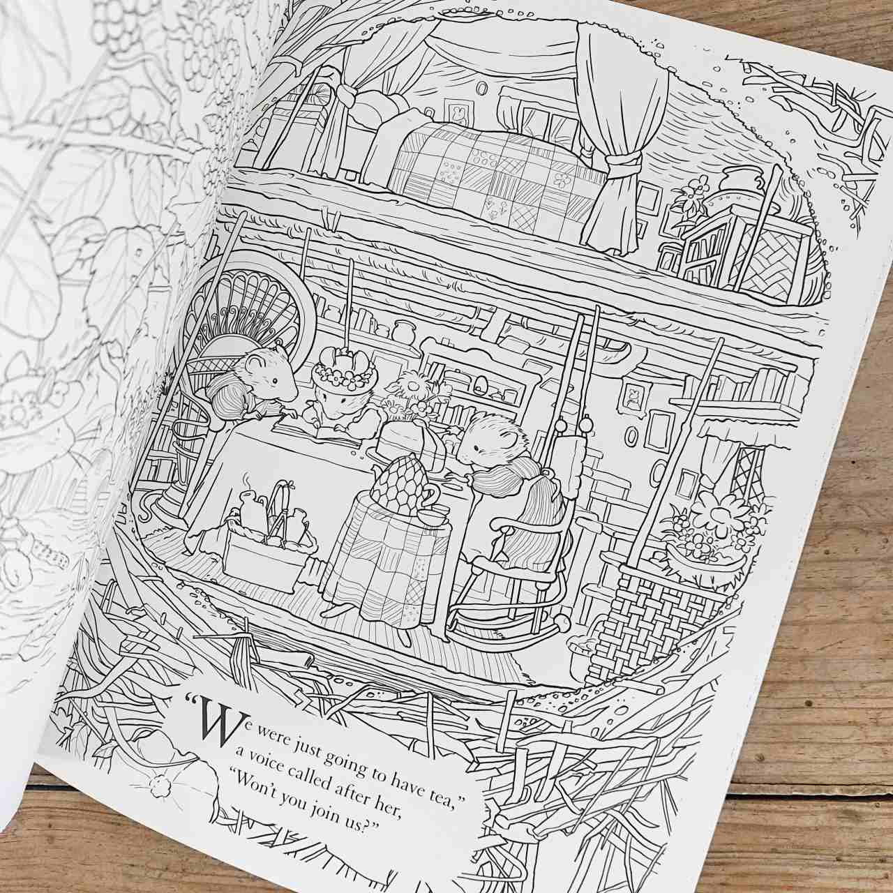 Brambly Hedge Festive Colouring Book