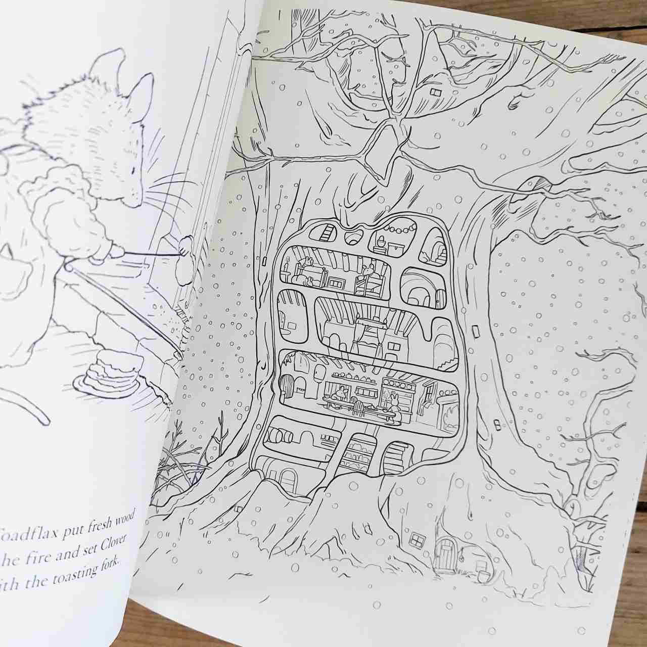 Brambly Hedge Festive Colouring Book