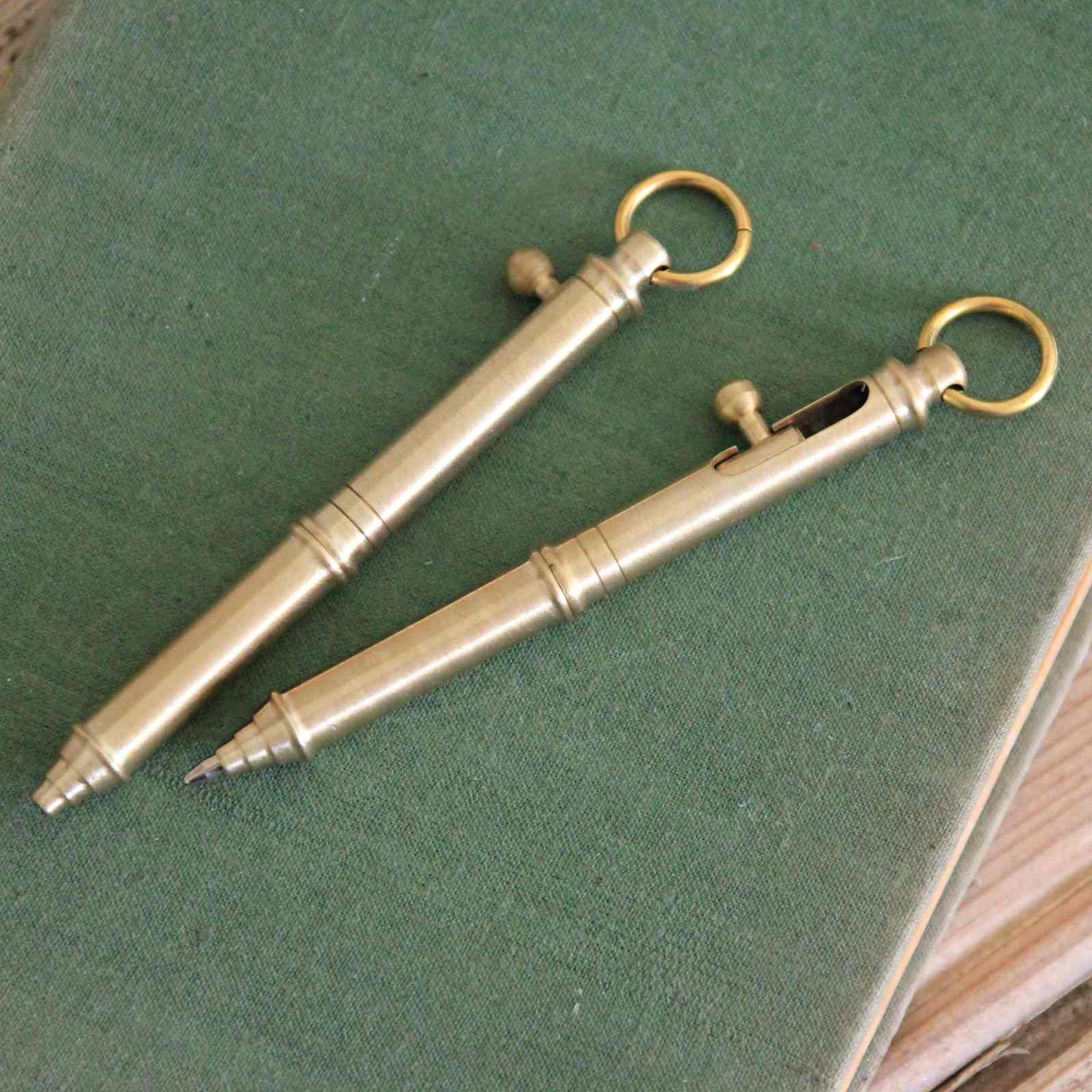 Small Brass Bolt Pen
