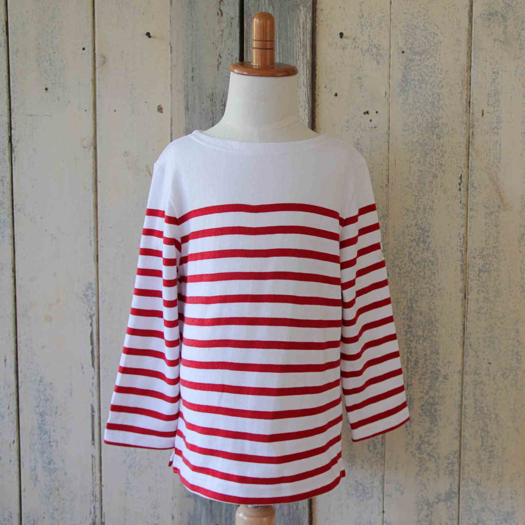 Kid's Breton Striped Top - Picasso Red