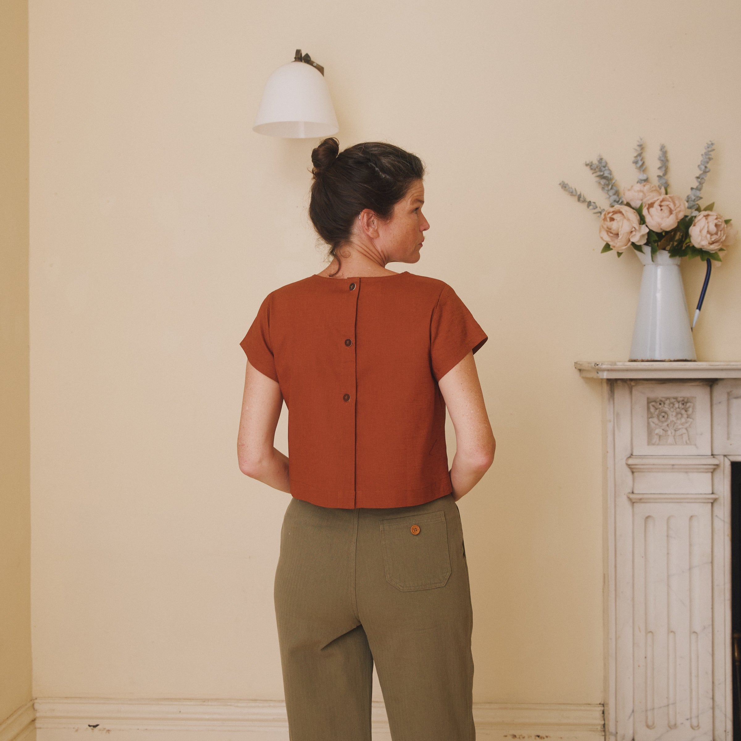 1940's Long Sleeve Blouse - Antique Cream – Closet & Botts