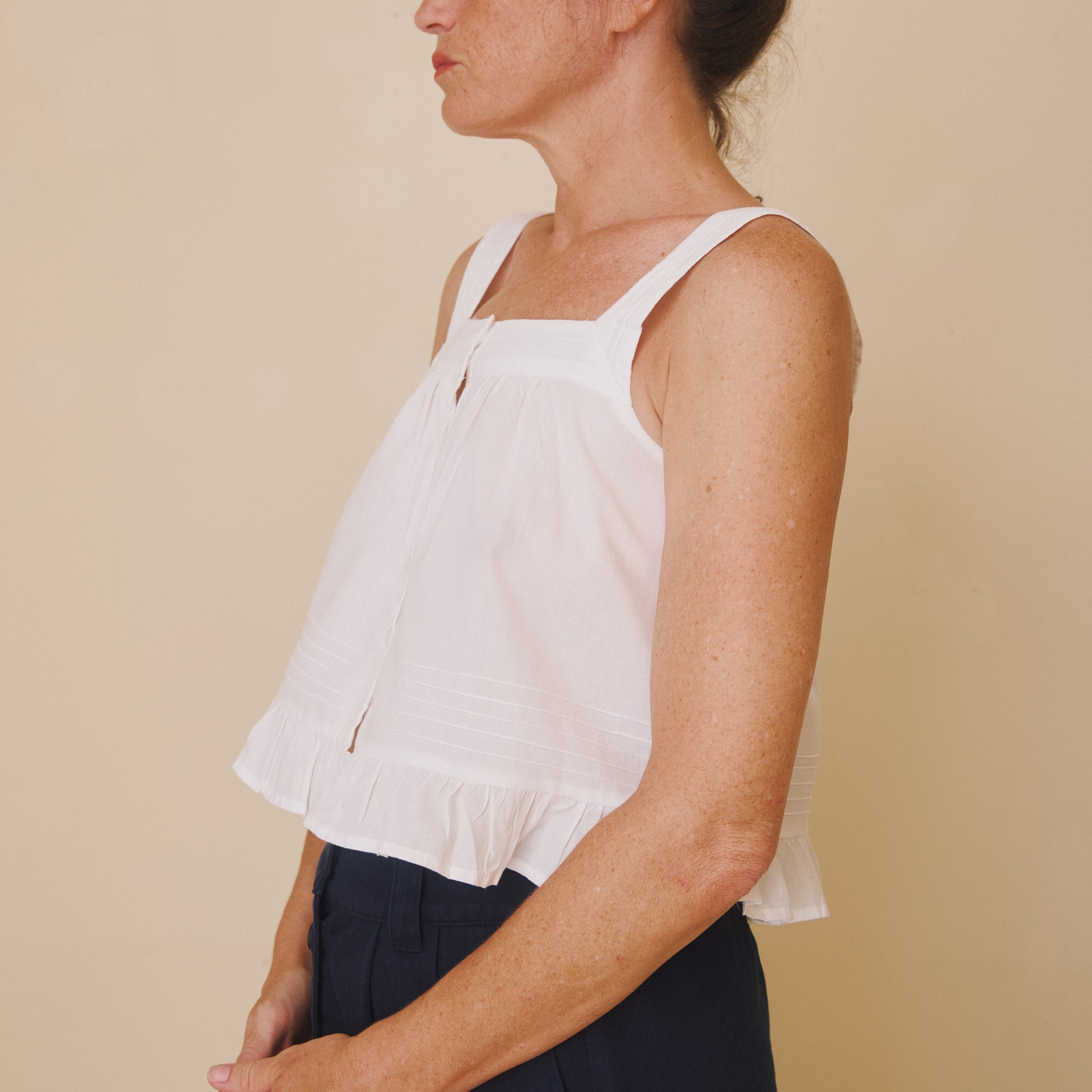 White Cotton Camisole