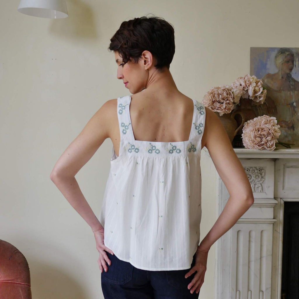 Floral Embroidered Camisole Top