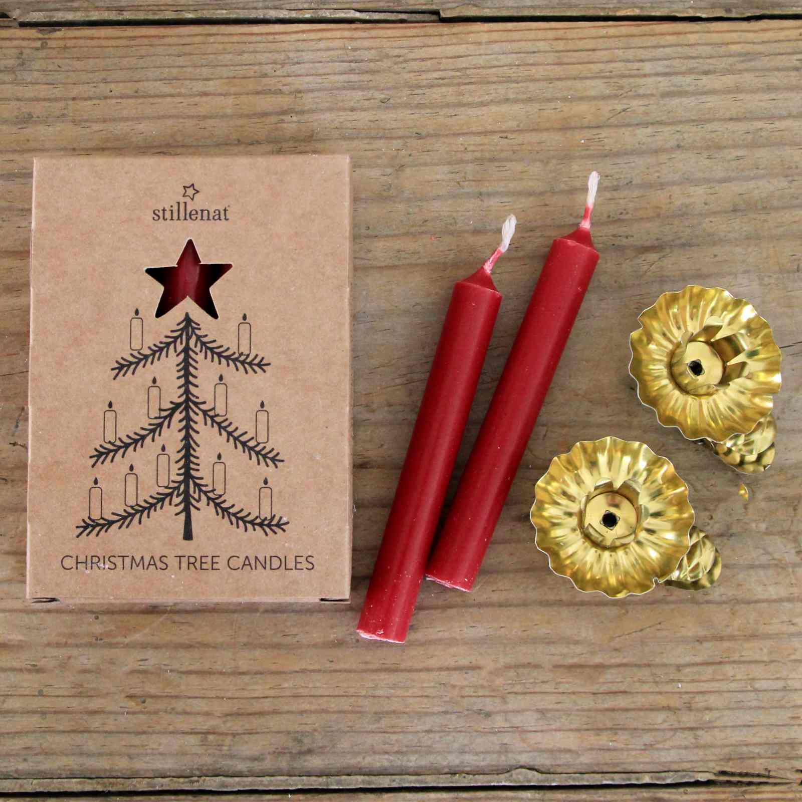 Traditional Gold Candle Tree Clip