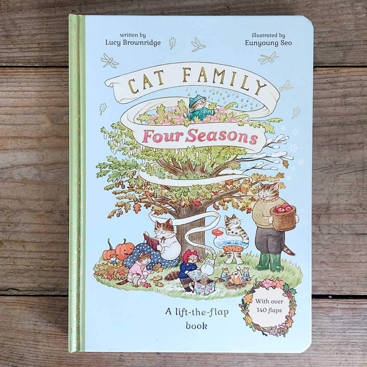 Cat Family Four Seasons