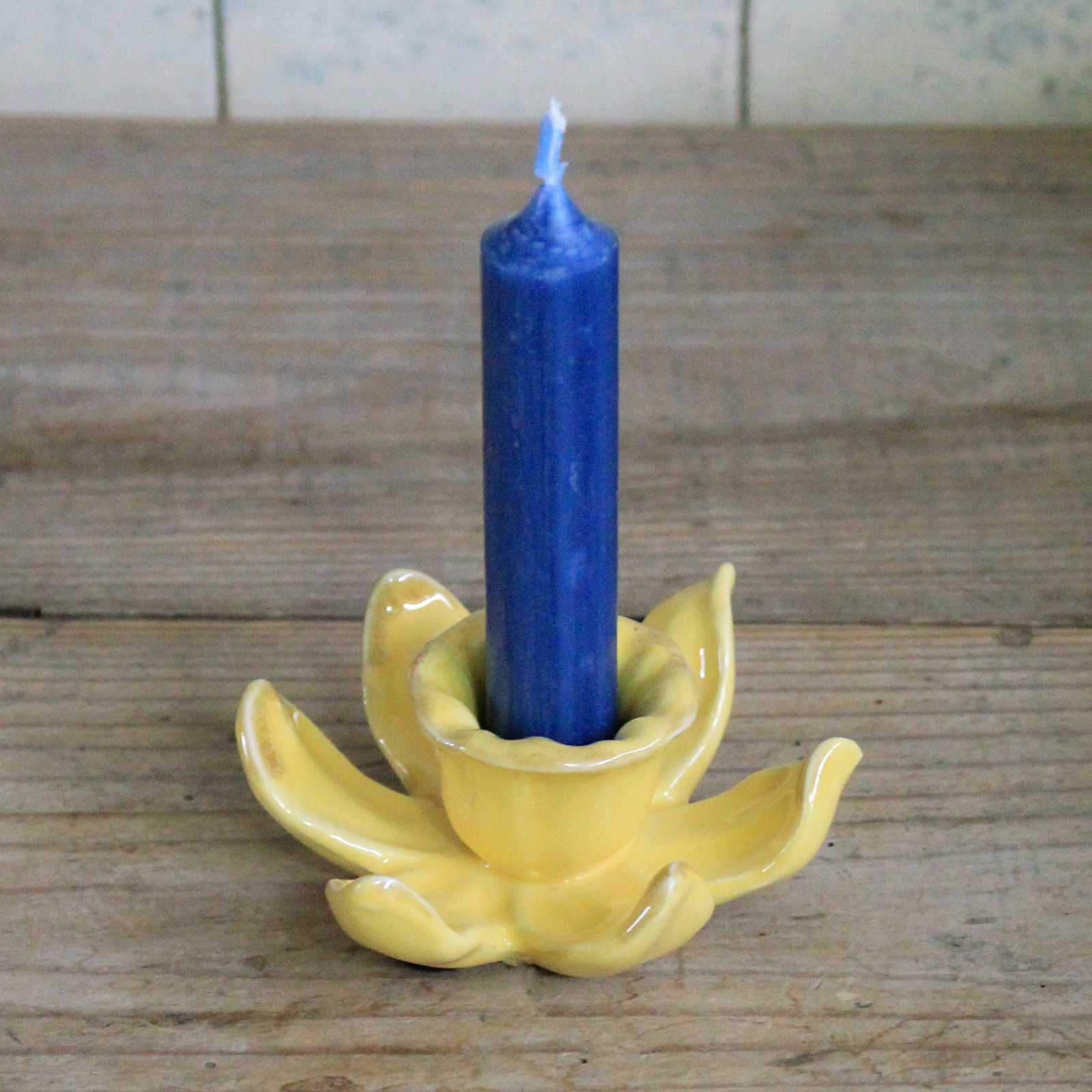 Daffodil Ceramic Candle Holder
