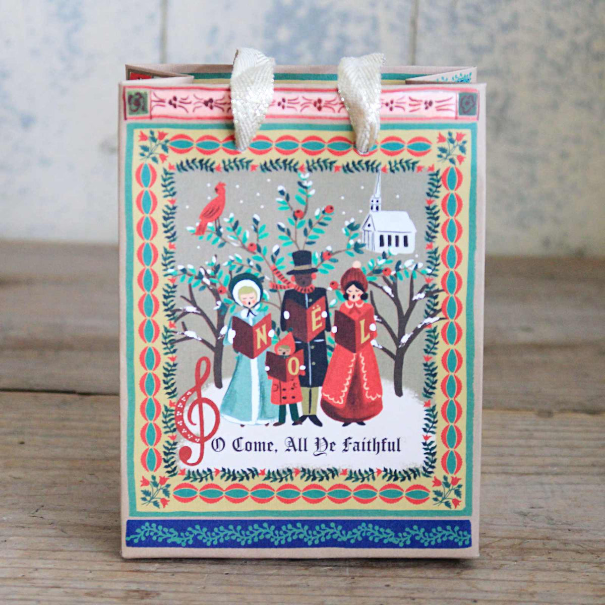 Christmas Carols Gift Bag - Extra Small