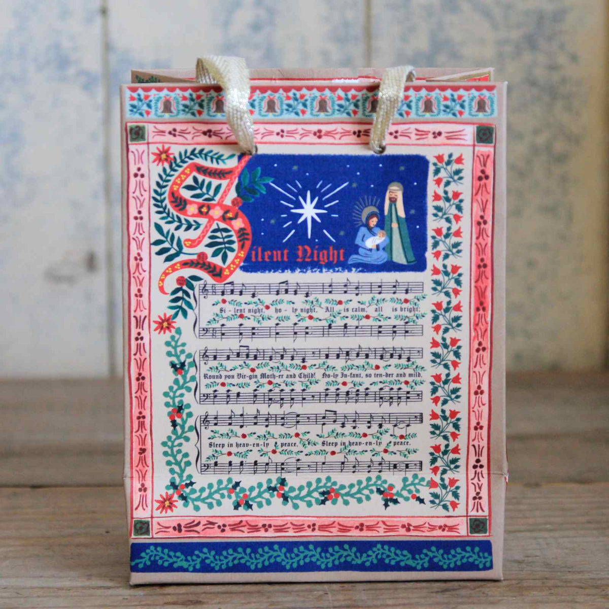 Christmas Carols Gift Bag - Extra Small
