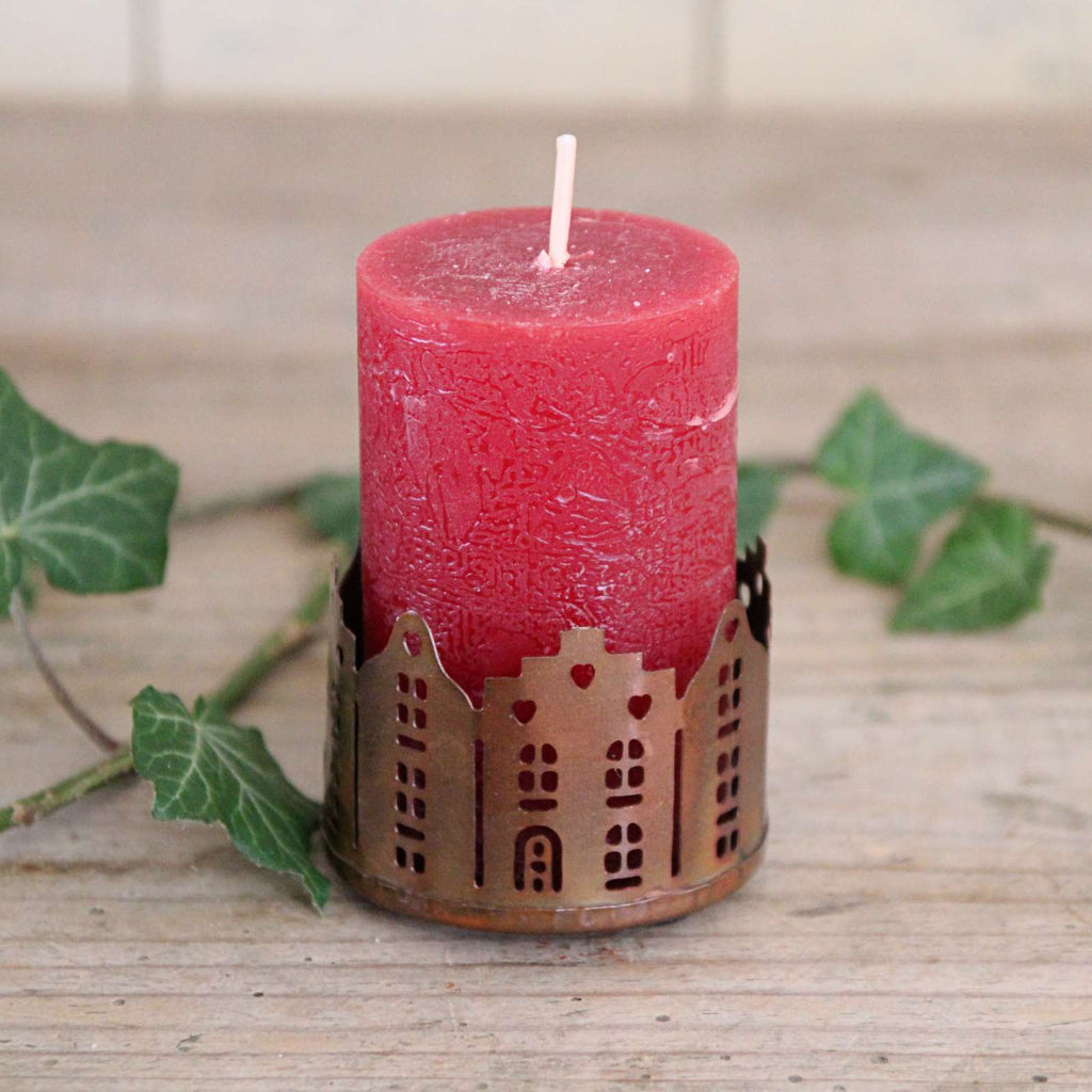 Mini Pillar Candle - Red
